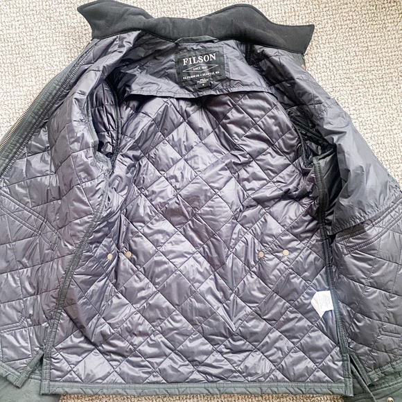 Filson Black Women's Tin Cloth waxed canvas jacket M - Picture 6 of 7